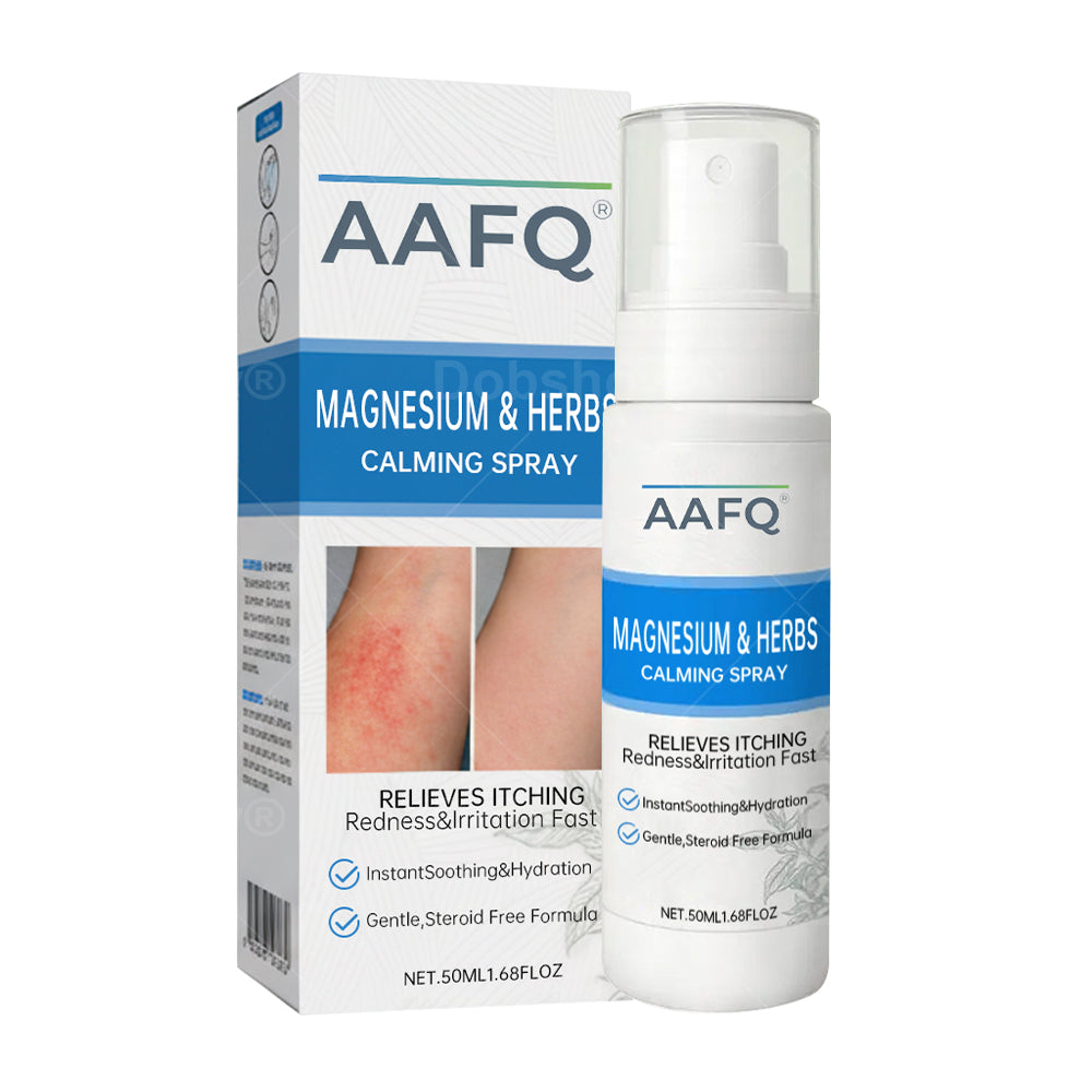 🔥Final 3 Hours: 80% OFF: AAFQ® Magnesium & Herbs Calming Spray⚕️ FDA Certified (for the treatment of psoriasis and eczema, improvement of bacterial infections in the genital area, treatment of acne and warts, eliminates psoriasis and eczema, etc.)