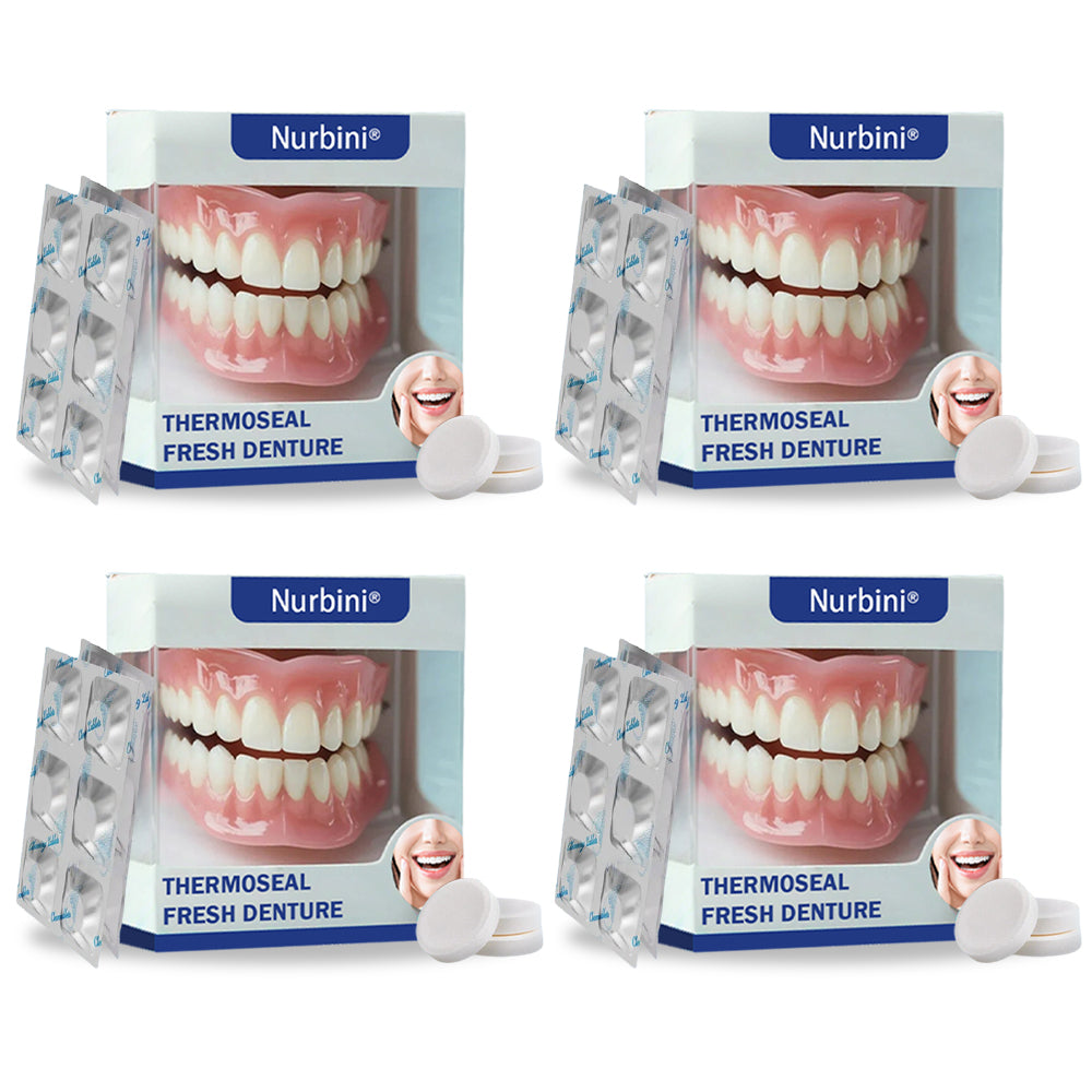 Nurbini® ThermoSeal Fresh Denture - ✅ Clinically proven to completely solve denture slippage and discomfort