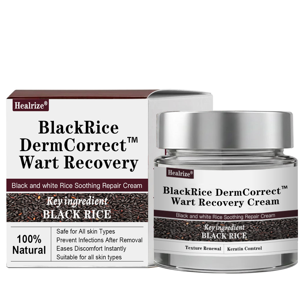 👨⚕️🌿Healrize® BlackRice DermCorrect™ Wart Recovery Cream| Suitable for all skin types