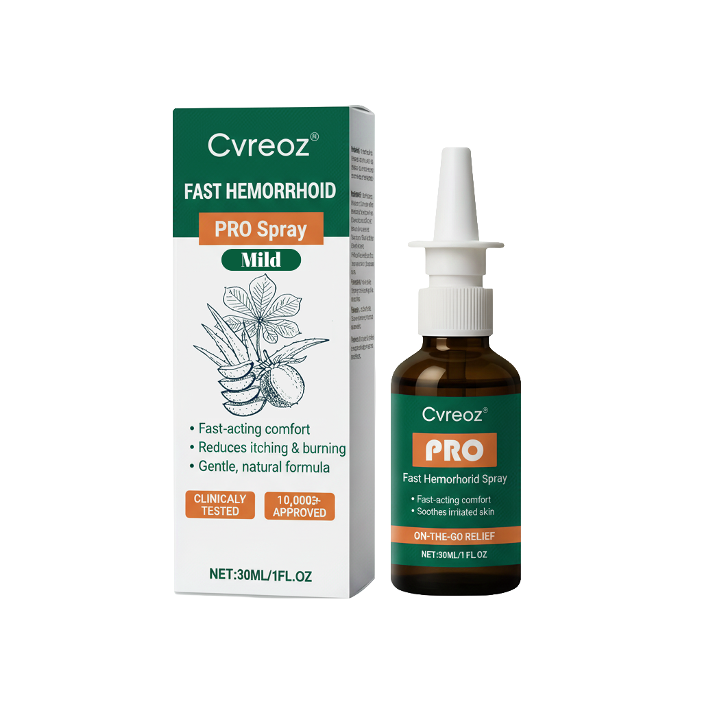 š„š¾š®ššš§ šš¤š£ššš® ššš”š | CvreozĀ® Fast Hemorrhoid PRO Spray