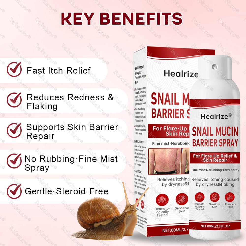 Healrize® Snail Mucin Barrier Spray for Flare-Up Relief & Skin Repair