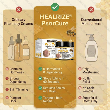 🎆𝙇𝙞𝙢𝙞𝙩𝙚𝙙-𝙩𝙞𝙢𝙚 𝙤𝙛𝙛𝙚𝙧 | Healrize® PsorCure Targeted Bee Venom Relief Cream