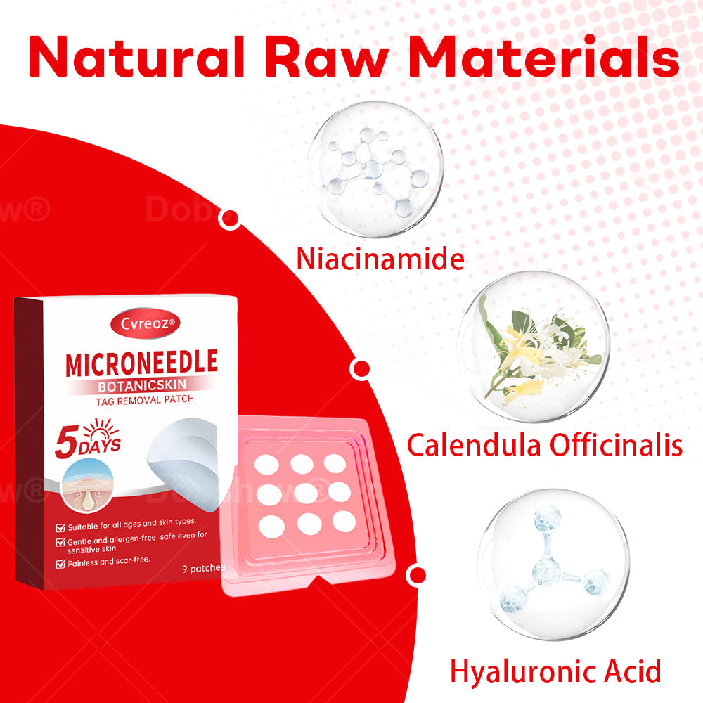 𝐂𝐯𝐫𝐞𝐨𝐳®𝐌𝐢𝐜𝐫𝐨𝐍𝐞𝐞𝐝𝐥𝐞 𝐁𝐨𝐭𝐚𝐧𝐢𝐜𝐒𝐤𝐢𝐧 𝐓𝐚𝐠 𝐑𝐞𝐦𝐨𝐯𝐚𝐥 𝐏𝐚𝐭𝐜𝐡