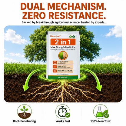 🏆𝙊𝙛𝙛𝙞𝙘𝙞𝙖𝙡 𝙎𝙩𝙤𝙧𝙚 |🍂 Healrize® 𝟐-𝐢𝐧-𝟏 𝐌𝐚𝐱 𝐒𝐭𝐫𝐞𝐧𝐠𝐭𝐡 𝐇𝐞𝐫𝐛𝐢𝐜𝐢𝐝𝐞: Fast Acting Results on Glyphosate-Resistant Weeds