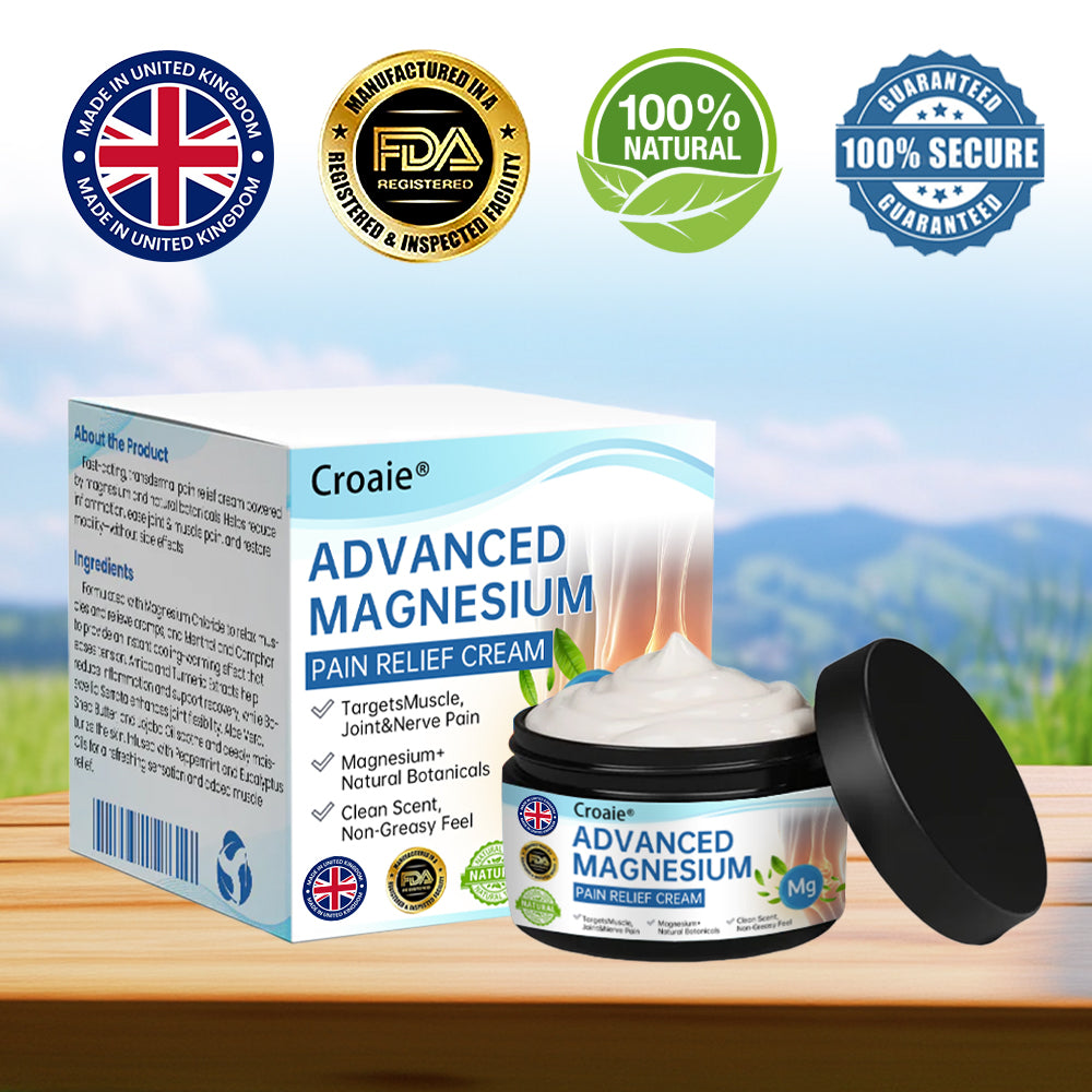 Croaie® 𝐀𝐝𝐯𝐚𝐧𝐜𝐞𝐝 𝐌𝐚𝐠𝐧𝐞𝐬𝐢𝐮𝐦 𝐏𝐚𝐢𝐧 𝐑𝐞𝐥𝐢𝐞𝐟 𝐂𝐫𝐞𝐚𝐦