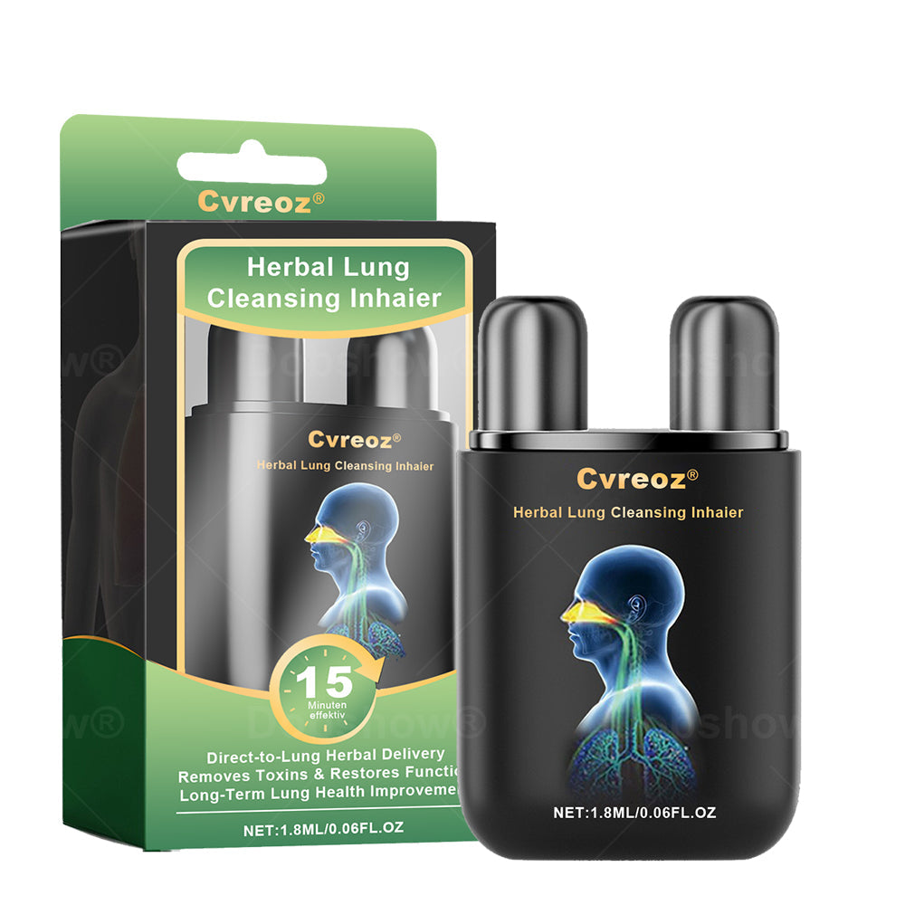 ✅Official Store| Cvreoz® Herbal Lung Cleansing Inhaier(🫁Cough, wheezing, shortness of breath, sputum, stuffy nose, bronchitis, bronchitis, allergy symptoms, lung discomfort💝)