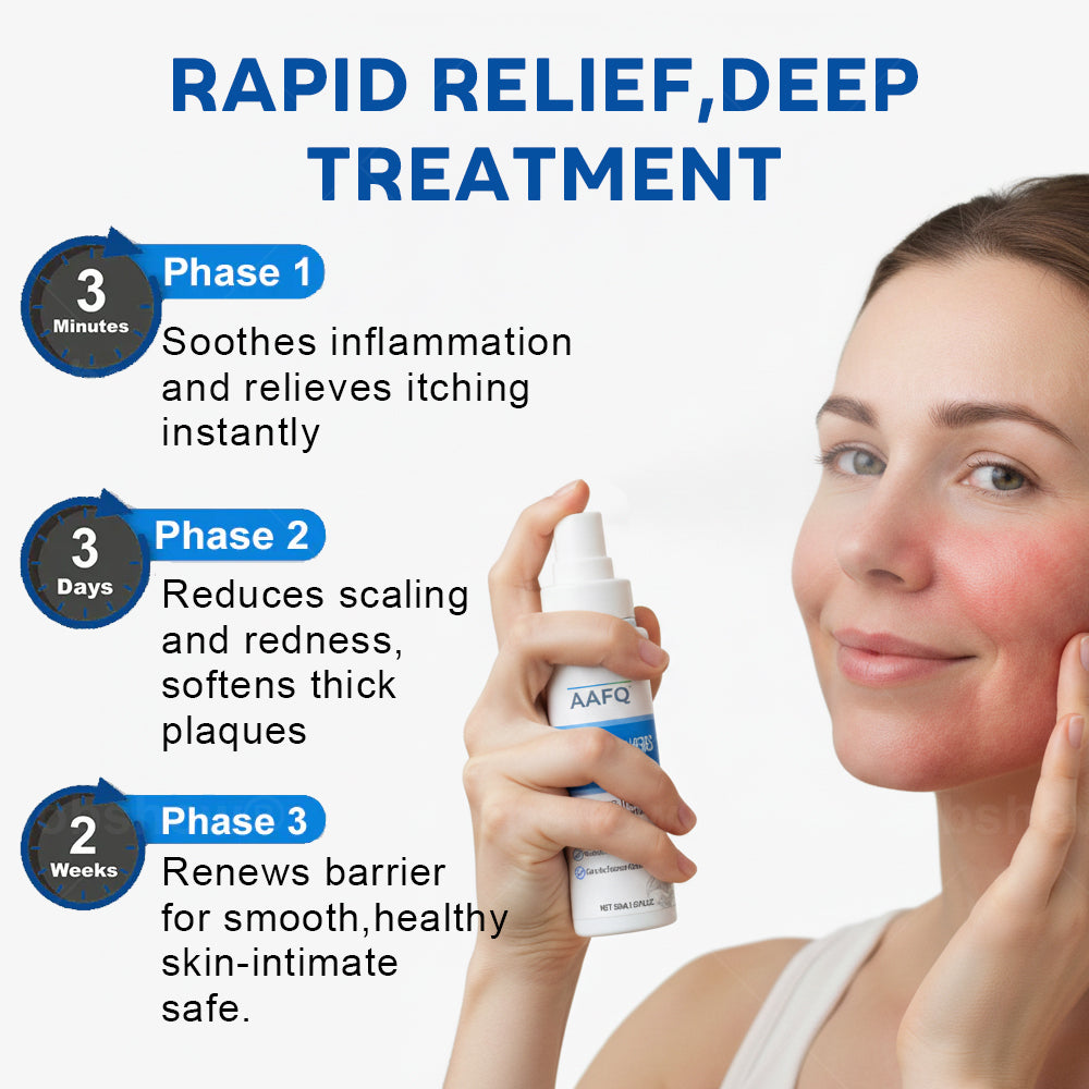 🔥Final 3 Hours: 80% OFF: AAFQ® Magnesium & Herbs Calming Spray⚕️ FDA Certified (for the treatment of psoriasis and eczema, improvement of bacterial infections in the genital area, treatment of acne and warts, eliminates psoriasis and eczema, etc.)
