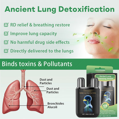 ✅Official Store| Healrize® 𝐇𝐞𝐫𝐛𝐚𝐥 𝐋𝐮𝐧𝐠 𝐂𝐥𝐞𝐚𝐧𝐬𝐢𝐧𝐠 𝐈𝐧𝐡𝐚𝐢𝐞𝐫(🫁Cough, wheezing, shortness of breath, sputum, stuffy nose, bronchitis, bronchitis, allergy symptoms, lung discomfort💝)