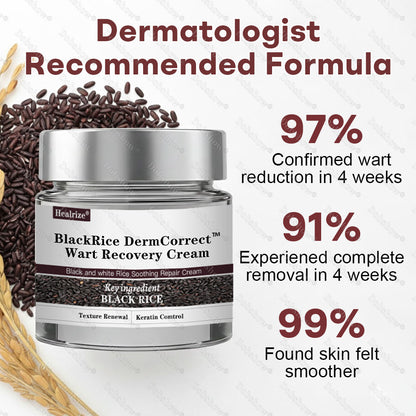 👨‍⚕️🌿Healrize® BlackRice DermCorrect™ Wart Recovery Cream| Suitable for all skin types