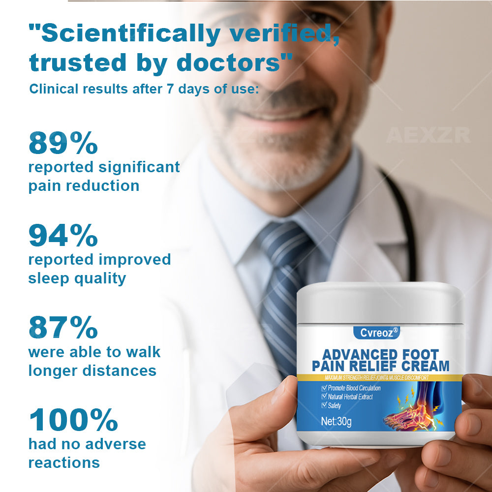 Cvreoz® ADVANCED FOOT PAIN RELIEF CREAM