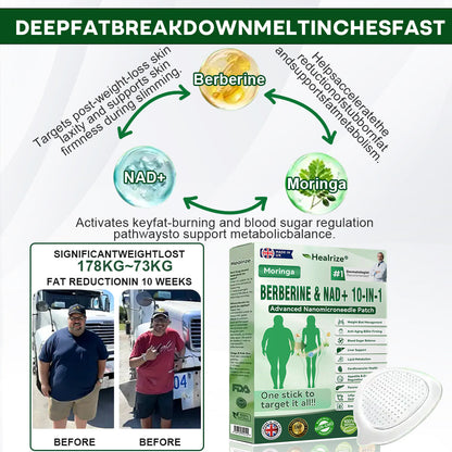 UK 𝐎𝐟𝐟𝐢𝐜𝐢𝐚𝐥 𝐔𝐊 𝐒𝐭𝐨𝐫𝐞 | 🧑‍⚕️🩺 𝐇𝐞𝐚𝐥𝐫𝐢𝐳𝐞® Moringa · Berberine × NAD+ 𝟏𝟎-𝐢𝐧-𝟏 𝐀𝐝𝐯𝐚𝐧𝐜𝐞𝐝 𝐍𝐚𝐧𝐨 𝐌𝐢𝐜𝐫𝐨𝐧𝐞𝐞𝐝𝐥𝐞 𝐏𝐚𝐭𝐜𝐡⁷