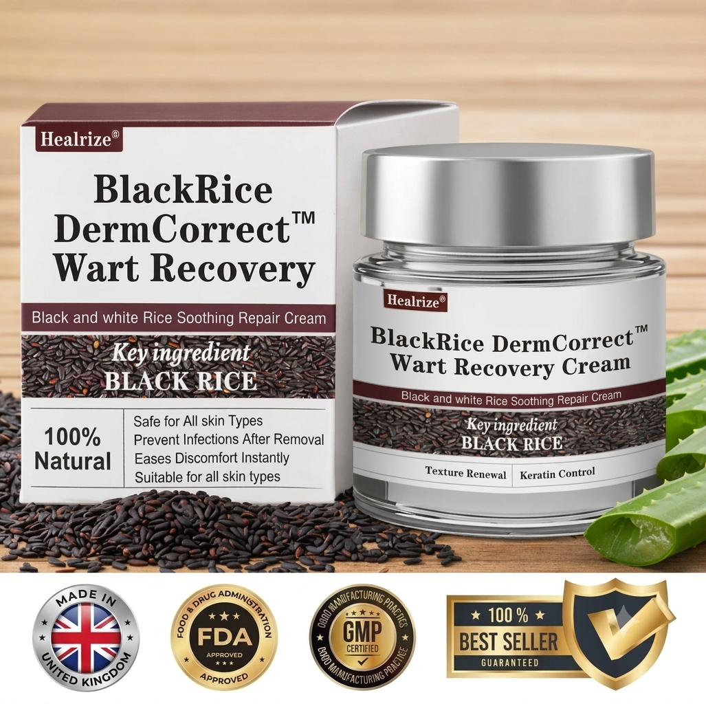 👨‍⚕️🌿Healrize® BlackRice DermCorrect™ Wart Recovery Cream| Suitable for all skin types